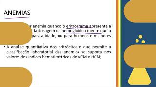 Interpretação do Hemograma  Classificação das Anemias [upl. by Leiser]