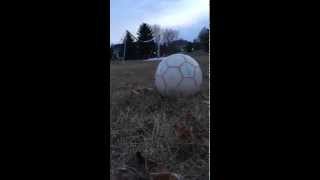 Newtons First Law of Motion Example Soccer Ball [upl. by Cassi]