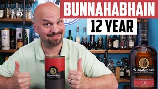 Bunnahabhan 12 Year Single Malt Scotch Review  The Whiskey Dictionary [upl. by Braynard]