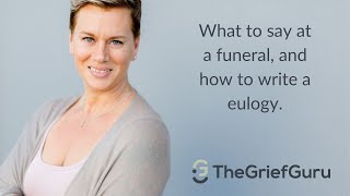 How to write a moving eulogy [upl. by Grof690]