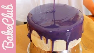 Mirror Glaze Spiegelglasur  BakeClub [upl. by Nies]