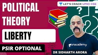 Political Theory  Liberty  PSIR Optional  Dr Sidharth Arora [upl. by Marna]