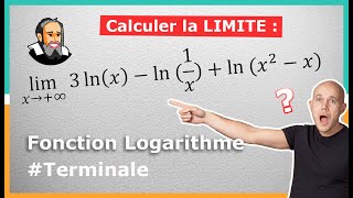 LIMITES de lnx  Exercice Corrigé  Terminale [upl. by Davison]