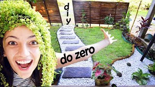 COMO FAZER JARDIM BARATO  EPISÓDIO 13 [upl. by Ahsitram192]