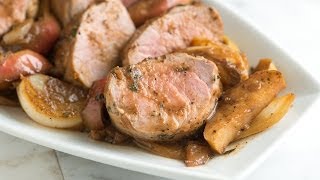 Perfect Pork Tenderloin with Apples Recipe [upl. by Gracia464]