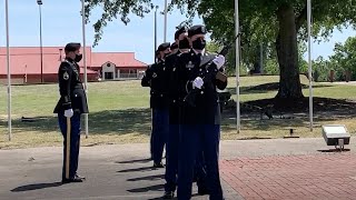 Honor Guard Performs 21Gun Salute and TAPS [upl. by Ellener902]