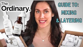 The Ordinary  ULTIMATE GUIDE TO MIXING amp LAYERING SKINCARE [upl. by Gnen62]