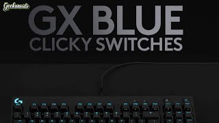 Logitech G Pro Gaming Keyboard GX Blue Clicky Review [upl. by Enella]