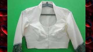 HALTER NECK DESIGN  HIGH NECK COLLAR  CUTTING AND STITCHING [upl. by Enitsirhc]