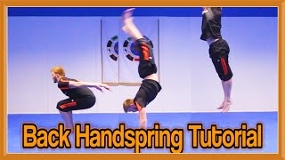 Back Handspring Tutorial Flick  GNT How to [upl. by Sirrot]