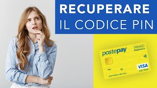 Come Recuperare il Codice PIN della Postepay [upl. by Hiamerej]