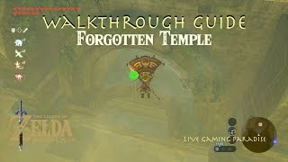 Breath of the Wild  Forgotten Temple  Rona Kachta Shrine Guide [upl. by Mathilde]