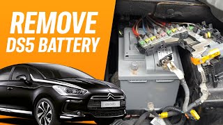 How to remove  replace battery from Citroen DS5 or Peugeot 3008 [upl. by Atteniuq]