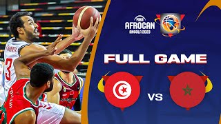 Tunisia v Morocco  Full Basketball Game  FIBA AfroCAN 2023 [upl. by Tengler158]