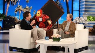 Benedict Cumberbatch Gets a Scare from Iron Man [upl. by Aiuqal]