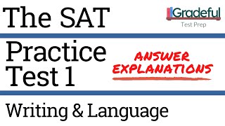 SAT Practice Test 1 Writing amp Language Section 2 Answer ExplanationsWalkthrough – SAT Prep [upl. by Brynn]