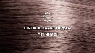 NATÜRLICH HAARE FÄRBEN mit khadi Pflanzenhaarfarbe  So gehts [upl. by Bremen615]