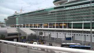 Cruise from Barcelona  Shuttle Bus to Cruise Port [upl. by Neelik65]