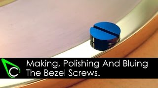 Clockmaking  How To Make A Clock  Part 11  Making Polishing And Bluing Bezel Screws [upl. by Udella942]