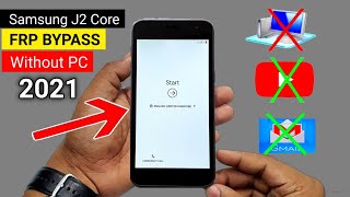 Samsung J2 Core FRP BYPASS Without PC New Method 2021 🔥🔥🔥 [upl. by Arlan]