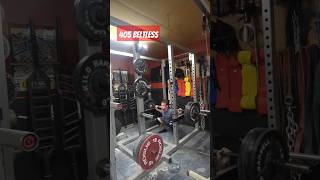 405 lb Beltless squat [upl. by Karlene]