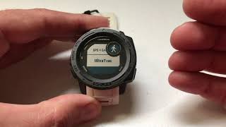 Garmin Instinct  Adjust GPS Settings per Activity [upl. by Amoreta]