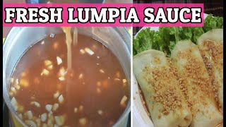 LUMPIANG SARIWA SAUCE  FRESH LUMPIA SAUCE  HUNGRY MOM COOKING [upl. by Sorcim708]