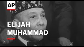 ELIJAH MUHAMMAD SPEAKS TO PRESS DAY AFTER MALCOLM XS ASSASSINATION  1965 [upl. by Udell880]