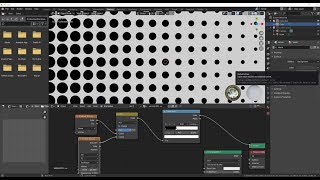 Blender 281 Halftone Pattern from Voronoi texture [upl. by Pantin]