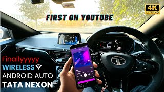 Tata Nexon Wireless Android Auto  FINALLY [upl. by Rekrap885]