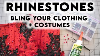 How To Bling Clothing and Costumes  Custom DIY Rhinestones Tutorial [upl. by Dib]