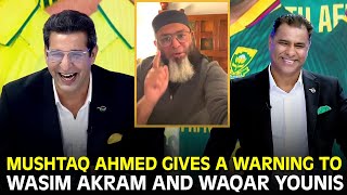 Mushtaq Ahmed Gives a Warning to Wasim Akram and Waqar Younis  AUSvSA  ChampionsTrophy  ZA1K [upl. by Norrahc463]