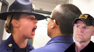 Coast Guard Boot Camp  Making New Seaman Part 2 Marine Reacts [upl. by Oknuj715]