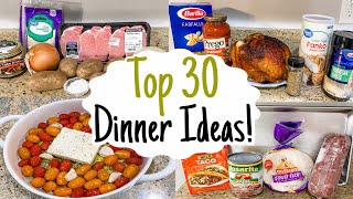 Whats For Dinner 30 of the BEST Quick amp Easy Recipes  Tasty Cheap Meal Ideas  Julia Pacheco [upl. by Ettesil]