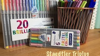 Staedtler Triplus Fineliner Pen Review [upl. by Ennaeiluj]