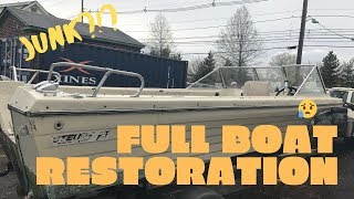 FULL BOAT RESTORATION START TO FINISH [upl. by Ayotna856]