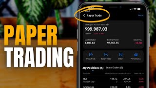 Webull Paper Trading Tutorial  Stock amp Options [upl. by Eilyw748]