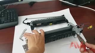 HP laserjet Pro M402dn how to printer fuser unit replace Remove fuser unit HP M402 printer [upl. by Brandon427]