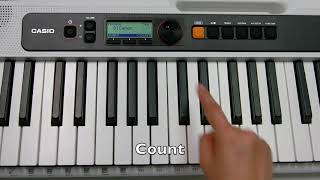 Casio CT S200 4 How to Play Built in Songs [upl. by Bassett962]