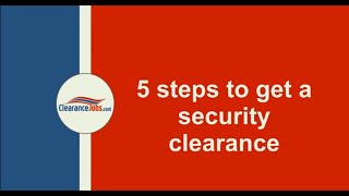 How to Get a Security Clearance [upl. by Dituri138]