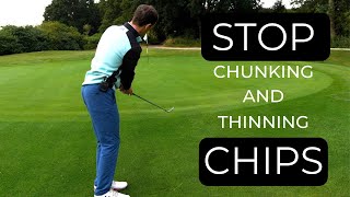 HOW TO HIT CHIP SHOTS AROUND THE GREEN  EASY TECHNIQUE [upl. by Sinai]