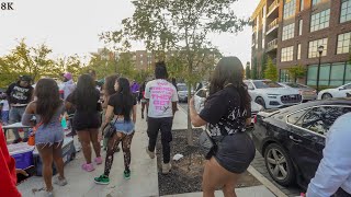 Atlanta Georgia Nightlife  Georgia State University  Walking Tour 4k [upl. by Bush669]