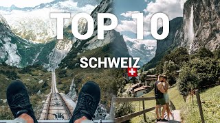 TOP 10 ORTE SCHWEIZ die man gesehen haben sollte ∙ Reisetipps amp Sehenswürdigkeiten [upl. by Schriever]