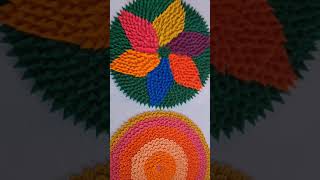 most beautiful 3 doormat design  बहोत खुबसूरत पायदान डिज़ाइन [upl. by Dolorita]