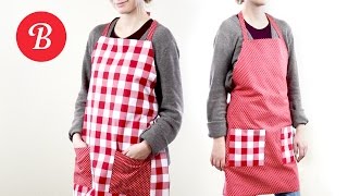 DIY Reversible Apron  SewItYourself [upl. by Wheeler]