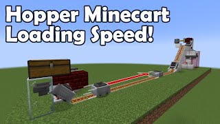 FAST minecart loading stations Minecraft Tutorial [upl. by Drofniw]