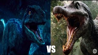 Spinosaurus vs Velociraptors HD [upl. by Barhos]