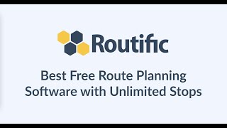 Best Free Route Planning Software With Unlimited Stops [upl. by Jadwiga850]