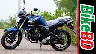 Yamaha FZS FI V2 Dual Disc Edition First Look amp Features In Bangladesh  Team BikeBD [upl. by Wallis]