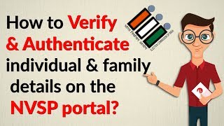 How to Verify amp Authenticate Voter ID details on the NVSP portal  DECODE Lite [upl. by Amarette291]